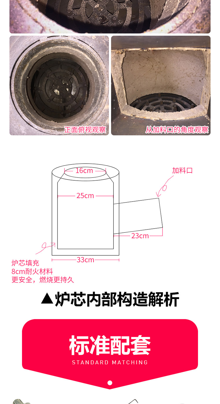 1.8米三鍋位帶烤箱帶火神座柴煤兩用大號藏爐—多功能家用取暖藏爐【爐具】—焱森爐業(yè)