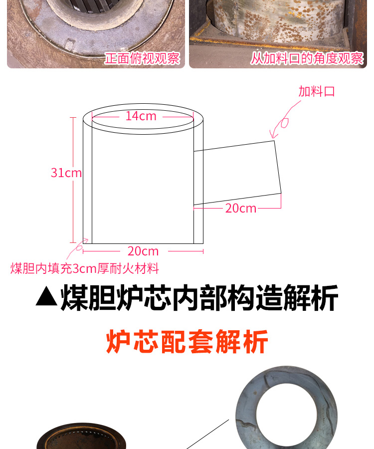 多功能家用柴火爐-0.8米正方形有機(jī)鋼化玻璃桌面【爐具】